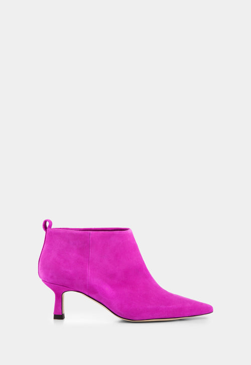 Ivylee Copenhagen Anna Suede Heeled Boots Pink