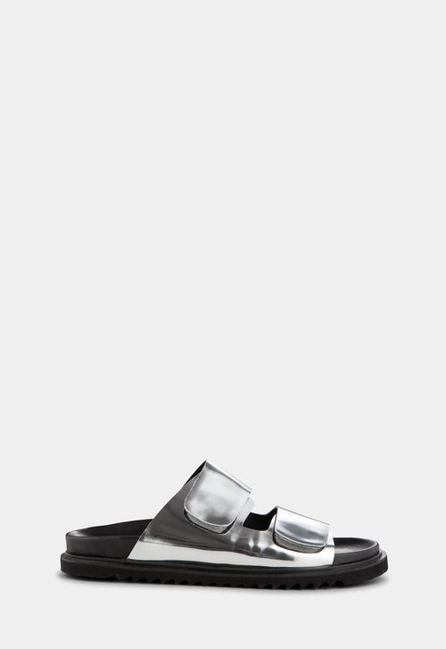 Ivylee Copenhagen Dawn Metallic Sandals Silver