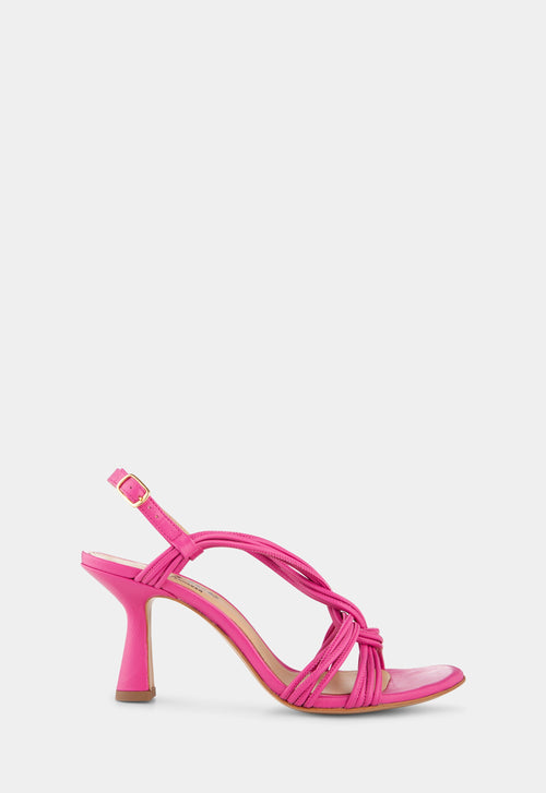 Ivylee Copenhagen Flora Heeled Sandal Fuchsia