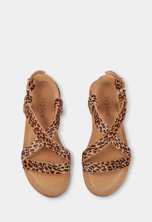 Ivylee Copenhagen Laura Leopard Sandals Leopard