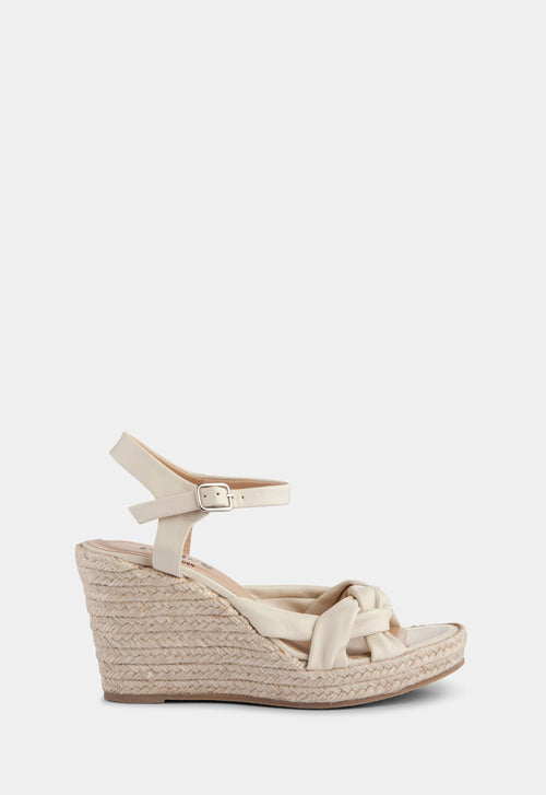 Ivylee Copenhagen Melissa Wedge Sandals Off-White